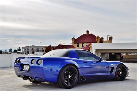 2003 Electron Blue Z06 30k Miles Norcal L5 Flared Fenders