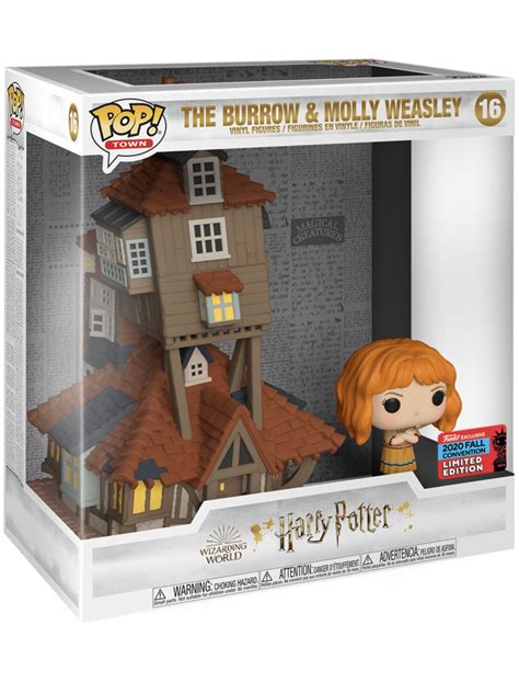 Preco 301020 Funko Pop Harry Potter N°16 The Burrow And Molly Weasley 2020 Fall Convention