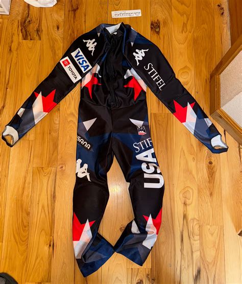 New Us Ski Team Kappa Ski Suit Fis Legal Padded Sidelineswap