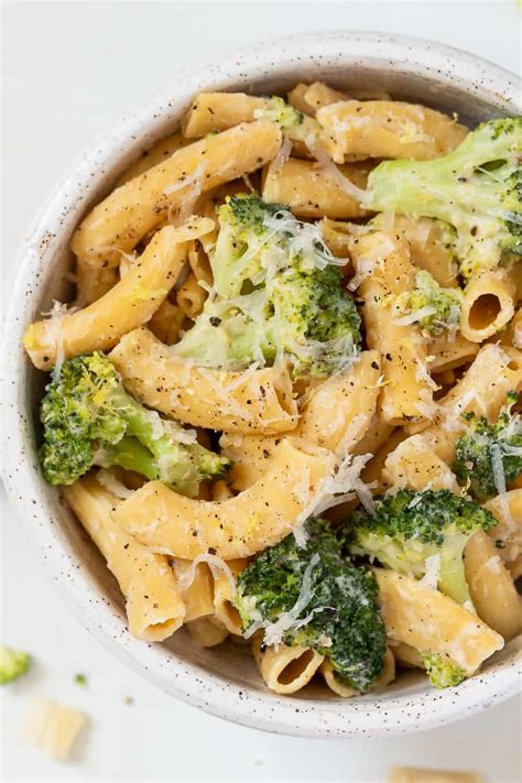 Creamy Lemon Broccoli Pasta Recipe One Pot Vegan