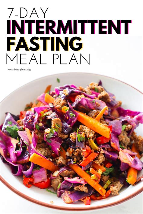 7 Day Meal Plan For Intermittent Fasting Diet Keg