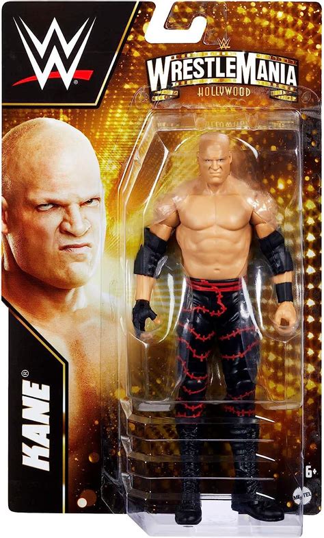Buy Mattel Wwe Action Figure Kane Wrestlemania Basics Posable 6 Inch Collectible For Ages 6