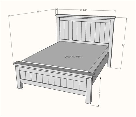 24 Queen Bed Frame Size Png Simple Bedroom Furniture