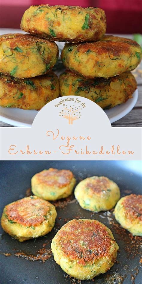 Schnell gemacht mit wenigen zutaten, die man fast immer daheim hat. Erbsen-Frikadellen vegan - leckeres Rezept mit wenig ...