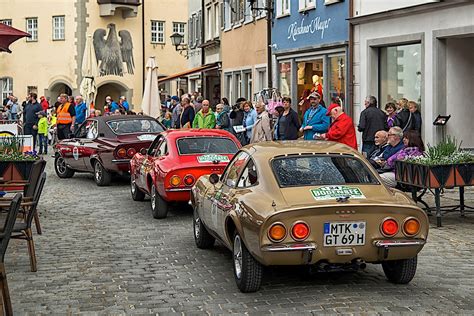 The Glamorous First Gen Opel Gt Shines At The Bodensee Klassik Rally