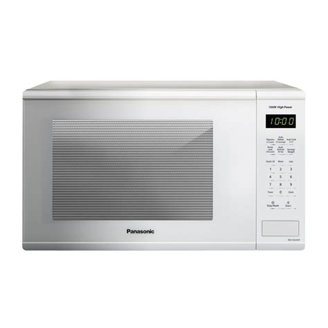 Panasonic 13 Cu Ft Countertop Microwave Oven In White The Home