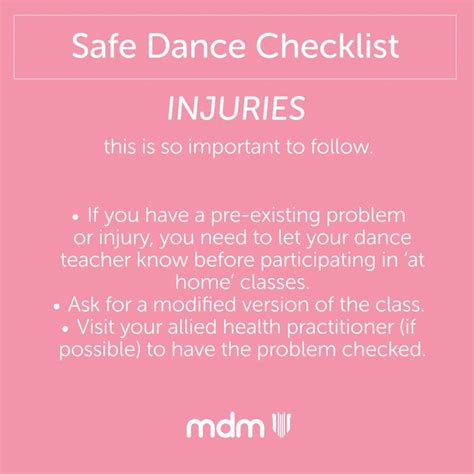 Safe Dance Practice At Home Mdm