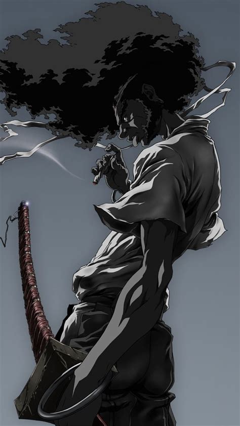 Afro Samurai Anime Afro Samurai Spiel Zigarette Hd Hintergrundbild