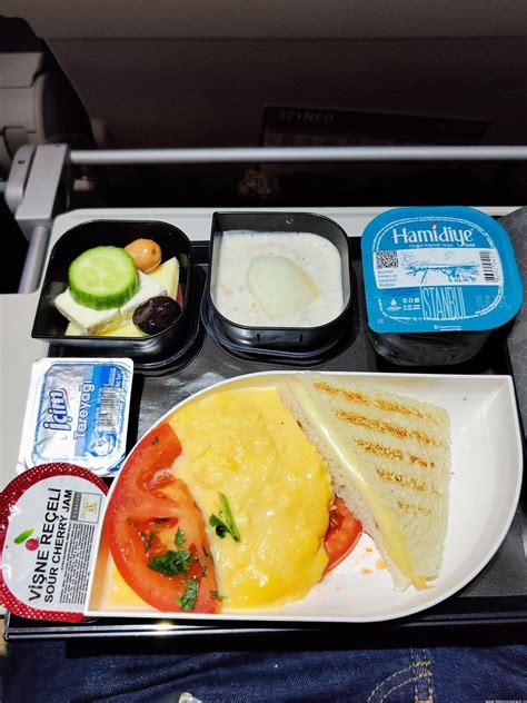 Turkish Airlines On Board Menu Food On The Move