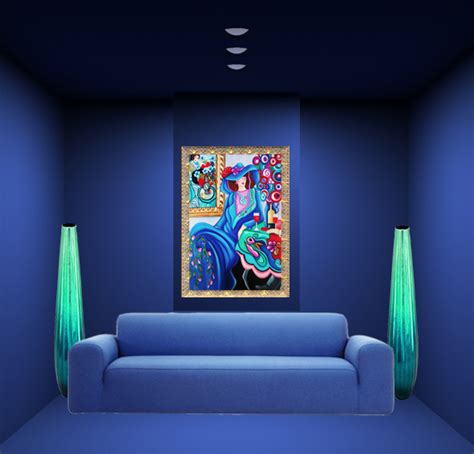 Interior Oil Painting Inspired By Matisse Secret Lover By K Madison Moore K Madison Moore