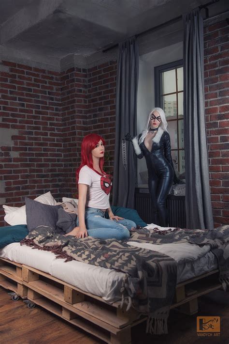 Marvel Cosplay Косплей Mary Jane Watson Мэри Джейн Уотсон