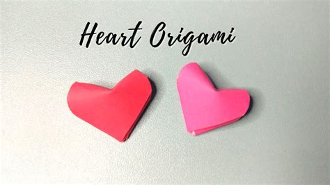 Origami Puffy Heart Instructions 3d Paper Heart Diy Youtube