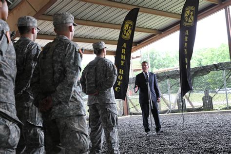 Defense Secretary Observes Mentors Future Leaders At Cadet Summer