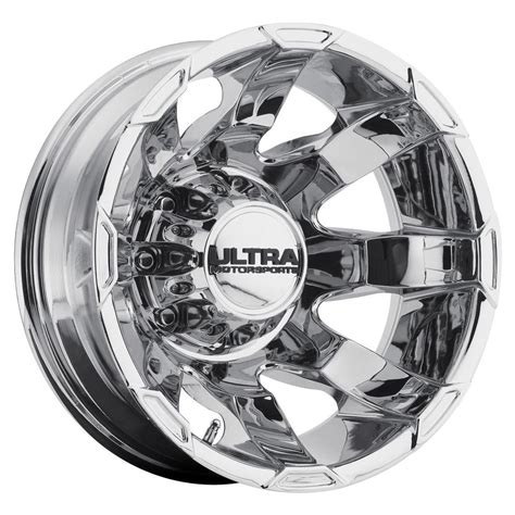Ultra Phantom Dually 17 Chrome Wheel Rim 8x200 With A 140mm Offset