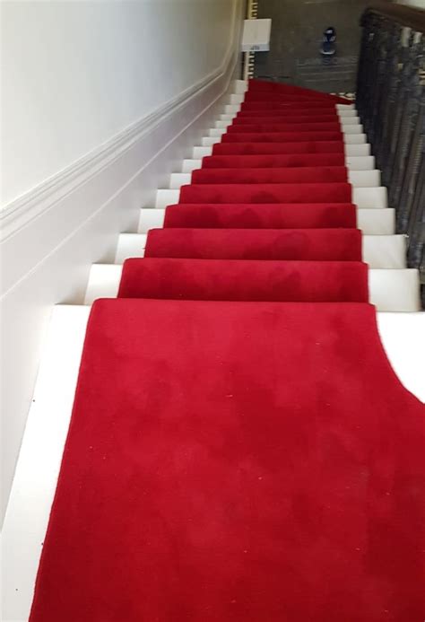 Luxury Red Carpet Installed In Mayfair The Flooring Group