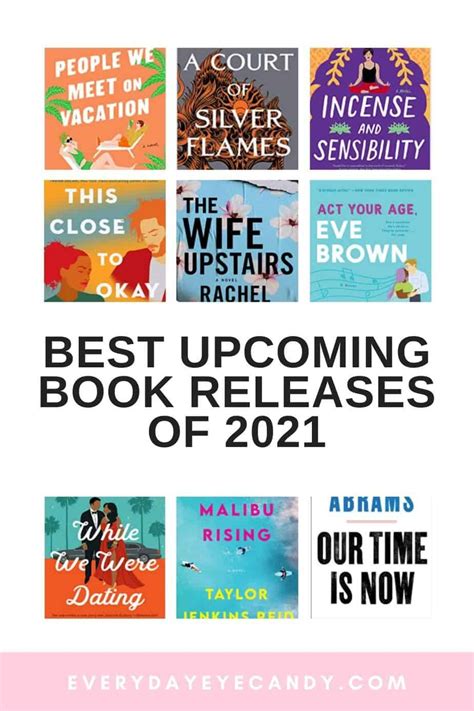 The Best Upcoming Book Releases In 2021 Everyday Eyecandy