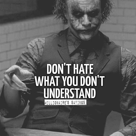 Pin by Annera Banus on W O R D S | Joker quotes, Badass quotes, Best ...