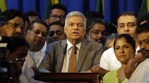 Victory For Democracy Says Reinstated Sri Lankan Pm Wikremesinghe