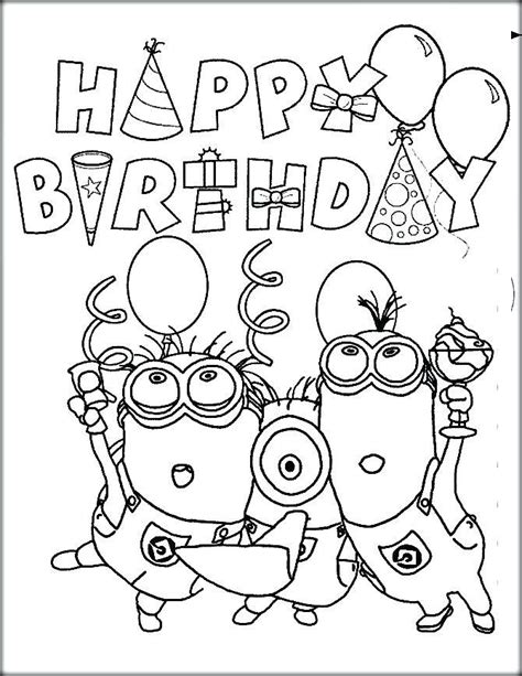 pin by kathy carney on coloring pages cartoons happy birthday coloring pages birthday
