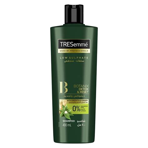 Tresemme Botanix Natural Detox And Reset Shampoo With Green Tea And Ginger