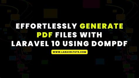 Laravel Pdf Laravel Generate Pdf File Using Dompdf Step By Step Hot Sex Picture