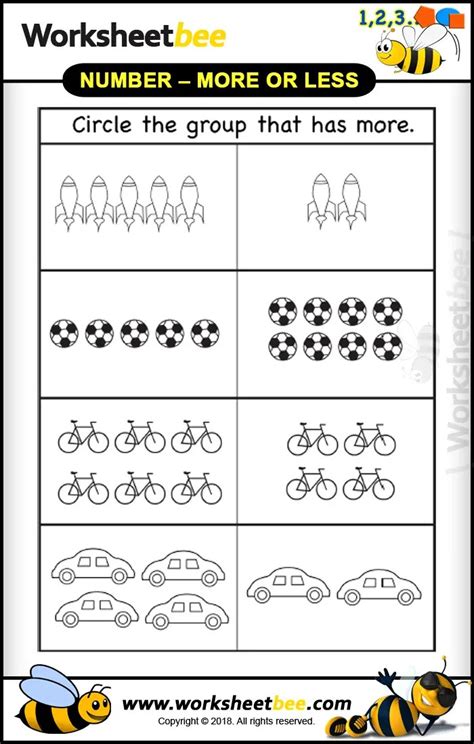 Circle The Number Worksheet Kindergarten