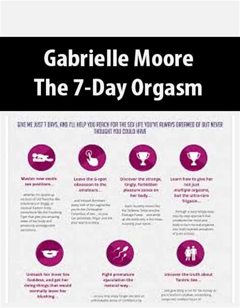 Gabrielle Moore The Day Orgasm Courses Adda