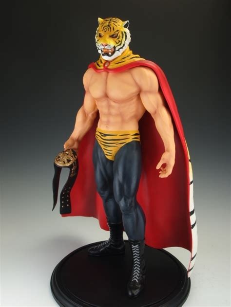 Review Tiger Mask Polystone Painted Figure By Kaitendo No