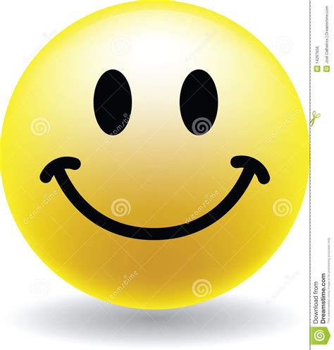A Happy Smiley Face Button Royalty Free Stock Image Image 14267656