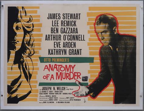 Anatomy Of A Murder Original Movie Poster Uk Quad 40x30 Simondwyer