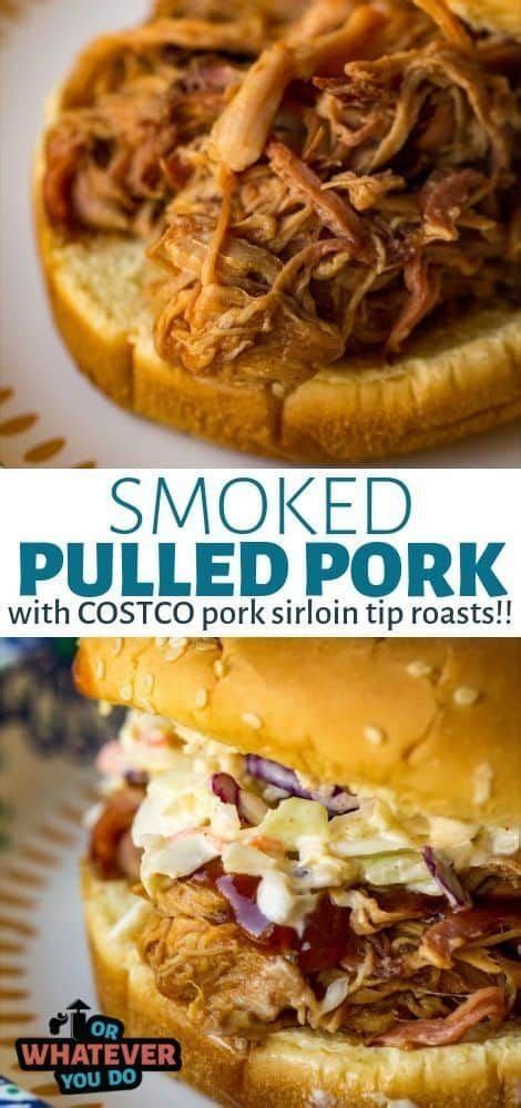 Preheat the oven to 375 f. Pellet Grill Pulled Pork made with Costco Sirloin Tip ...