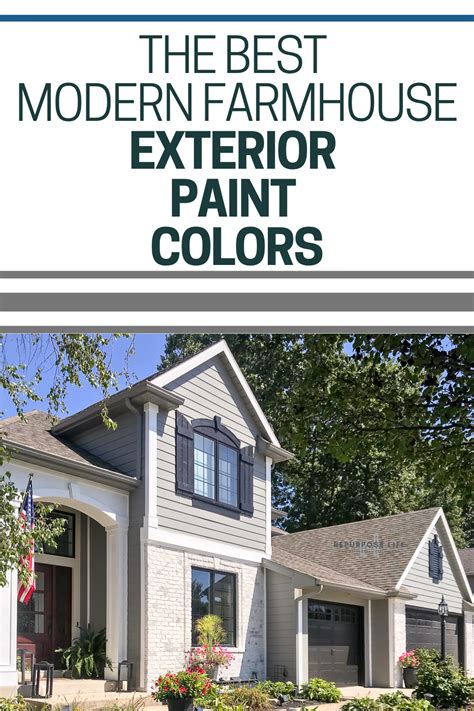 Modern Farmhouse Exterior Paint Colors Sherwin Williams Best Home
