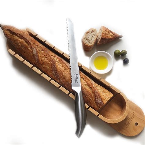Baguette Board And Bread Knife Jean Patrique Professional Cookware