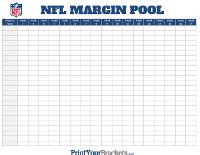 Like so much in college football this season, the bowl picture changes by the hour. Football Pools - Printable NFL NCAA Office Pools