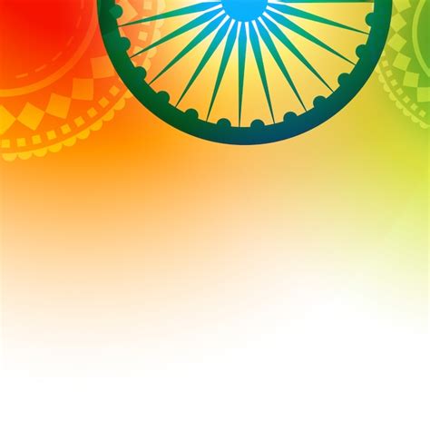 Free Vector Creative Indian Flag Design