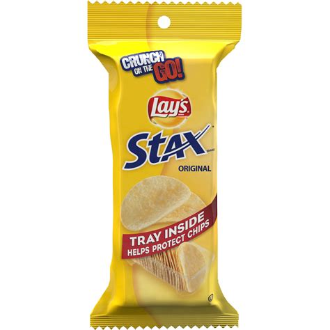 Lays Stax Original Potato Crisps 2 Oz 10 Count
