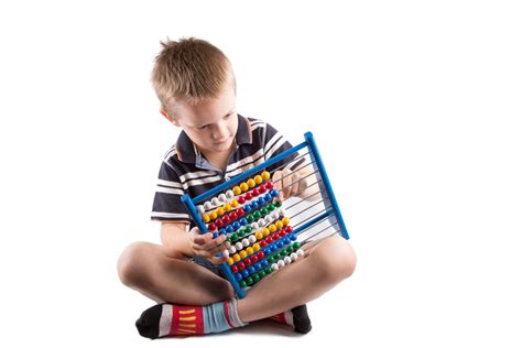 Little Boy With Abacus Free Stock Photo Public Domain Pictures