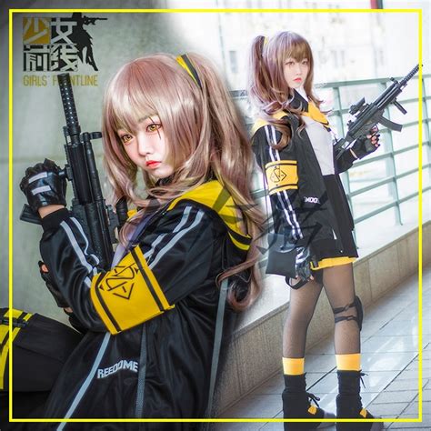 Girls Frontline Ump45 Cosplay Costume Battle Unifrom Full Set Hot Game Costume S Xl For