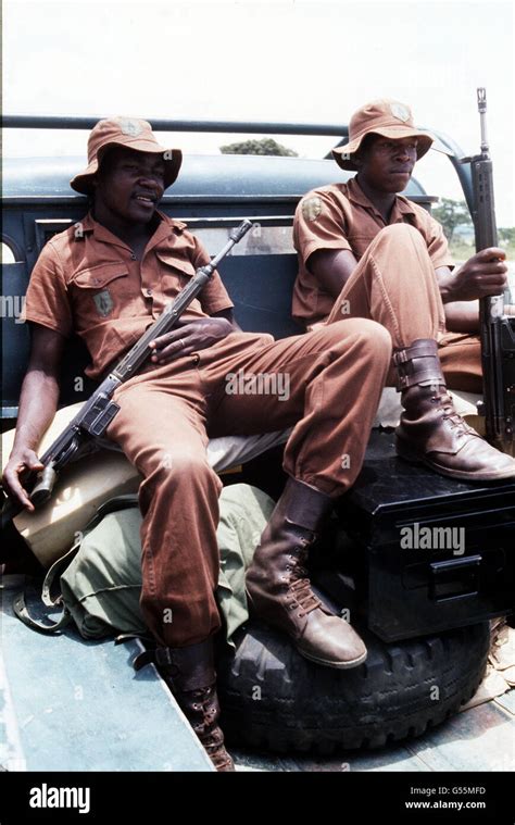 Rhodesian Army 1980 Stock Photo Alamy