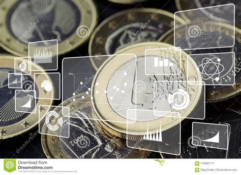 European Union Coin Stock Image Image Of Gold Symbol 119267117