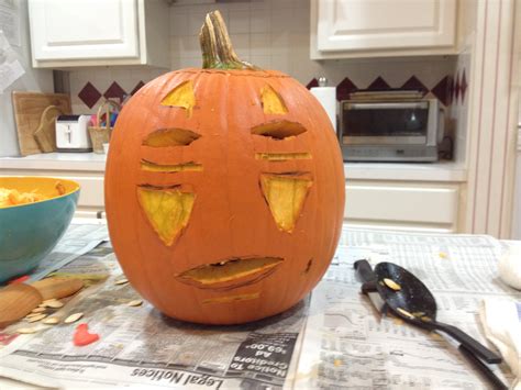 No Face Jack O Lantern Halloween 2015 By Peachlover94 On