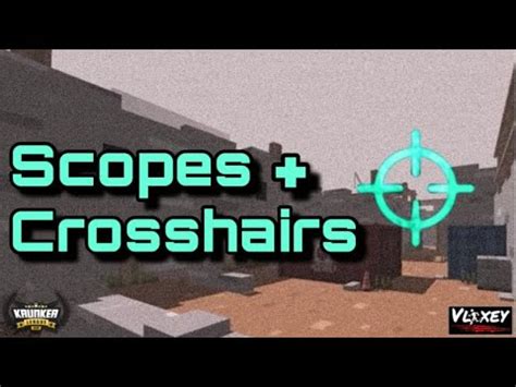 This is the incredibly important part! Krunker | Custom Scopes/Crosshairs - YouTube