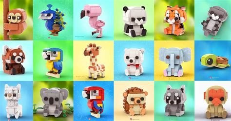 Cute Lego Animals By Legotruman The Brothers Brick The Brothers Brick