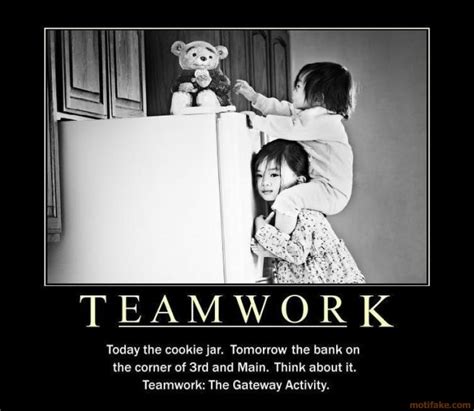 Funny Motivational Quotes About Teamwork Quotesgram