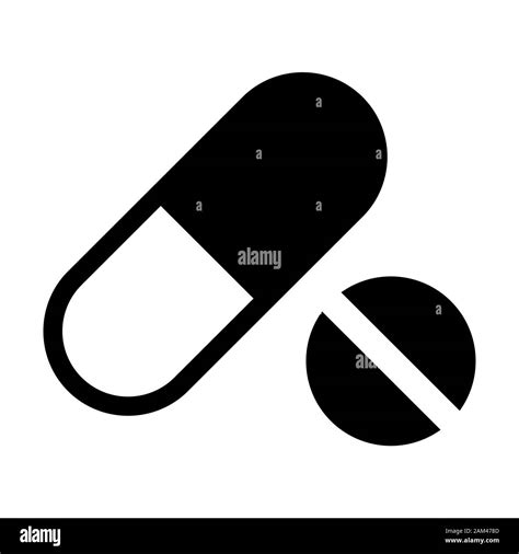 Medication Symbol Icon Stock Photo Alamy