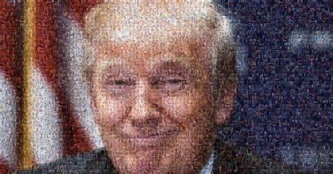 A Mosaic Of Donald Trump Made With 500 Dick Pics Imgur