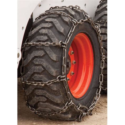 Peerless Chain Wide Base Mud And Skid Steerloader Tire Chains 0341096