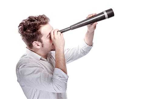 Person Looking Through Telescope Stock Photos Pictures And Royalty Free