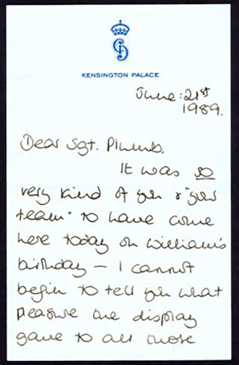 Princess Diana Unearthed Letter Shows Her In Royal Mom Mode