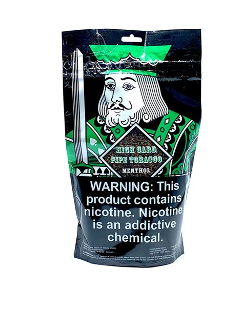 High Card Menthol Pipe Tobacco 5oz For Sale